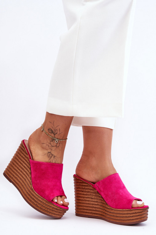 Zapatillas ligeras con una plataforma color rosa Good Vibe