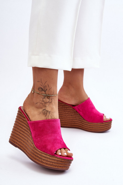 Zapatillas ligeras con una plataforma color rosa Good Vibe