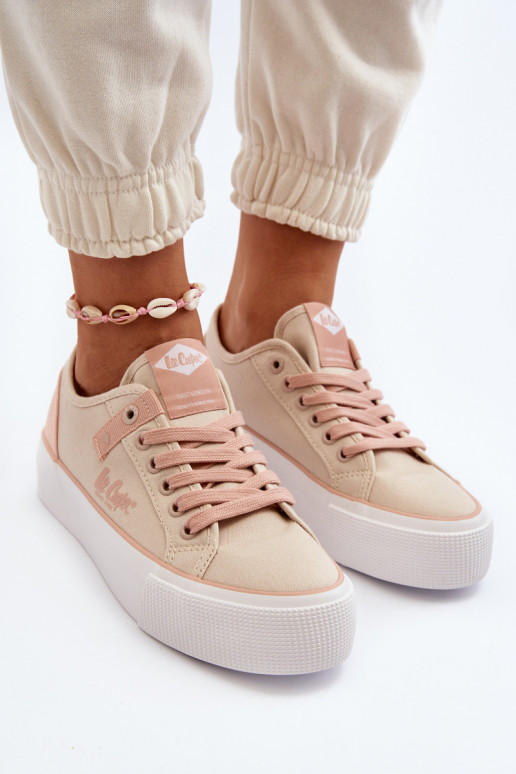  Zapatos de ocio Lee Cooper LCEN-24-31-2196 beige