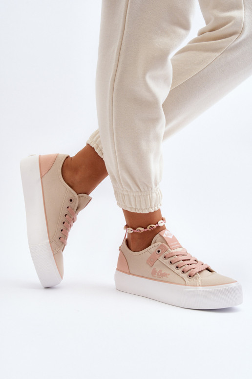  Zapatos de ocio Lee Cooper LCEN-24-31-2196 beige