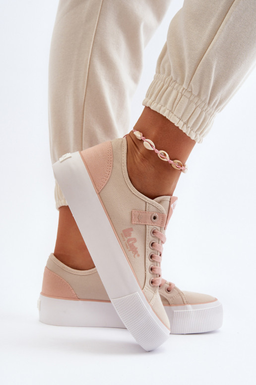  Zapatos de ocio Lee Cooper LCEN-24-31-2196 beige