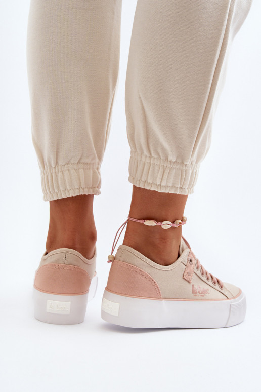  Zapatos de ocio Lee Cooper LCEN-24-31-2196 beige