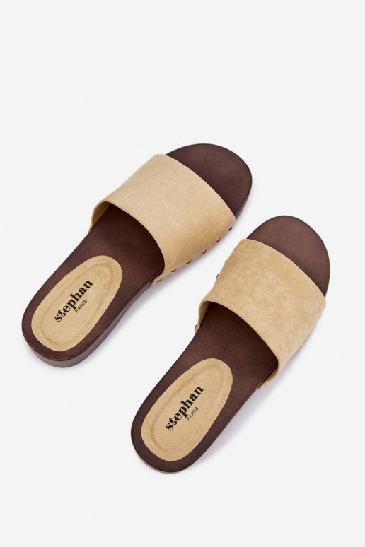 zapatillas de mujer Ze color doradomi Studs color amarillo Ferinna