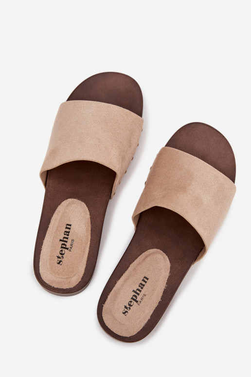 zapatillas de mujer Ze color doradomi Studs beige Ferinna