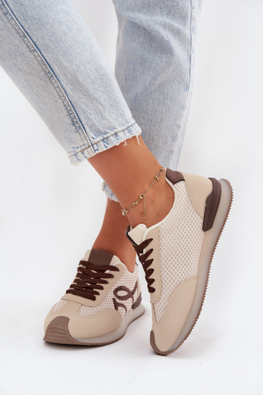 Zapatillas modelo zapatos. zapatillas Femenino beige-color marrón Tarlisse