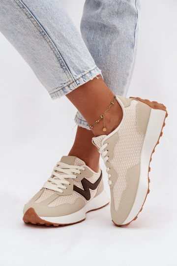 zapatillas Femenino con una plataforma beige Janelora 2