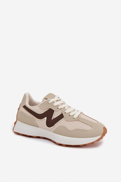 zapatillas Femenino con una plataforma beige Janelora
