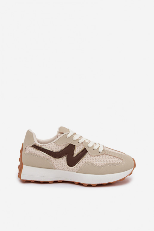 zapatillas Femenino con una plataforma beige Janelora