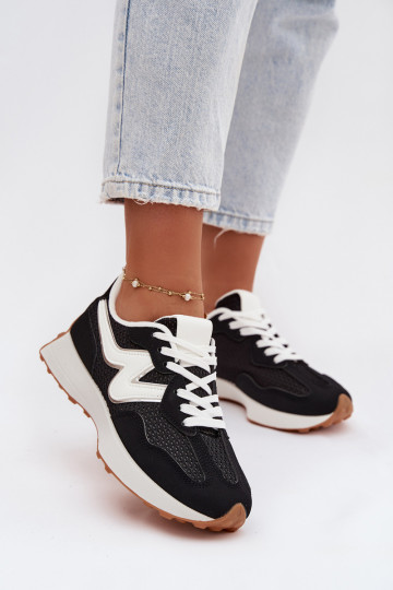 zapatillas Femenino con una plataforma de color negro Janelora 2