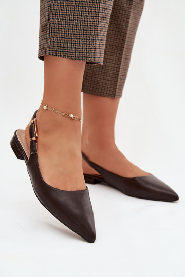 bailarinas con hebillas doradas CzekoladoAe Iverelle 2