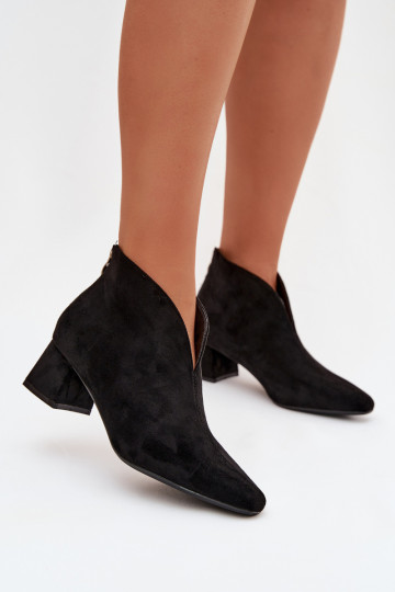 Botas altas Darlisse negras para mujer con bordado 2