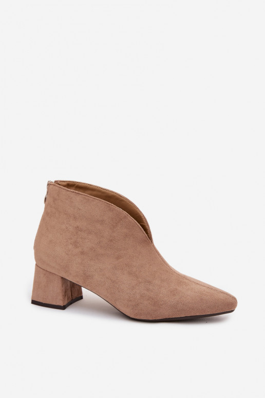 Botas de mujer reloj Con costura beige Darlisse