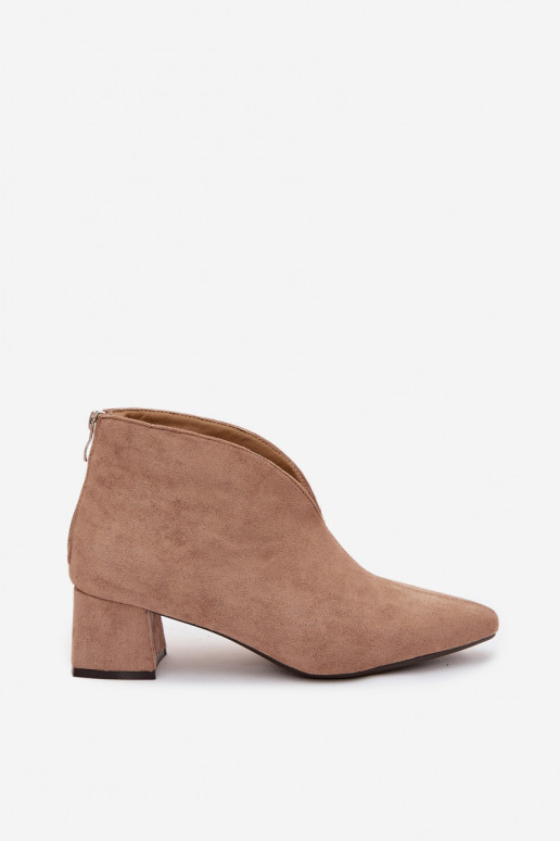 Botas de mujer reloj Con costura beige Darlisse