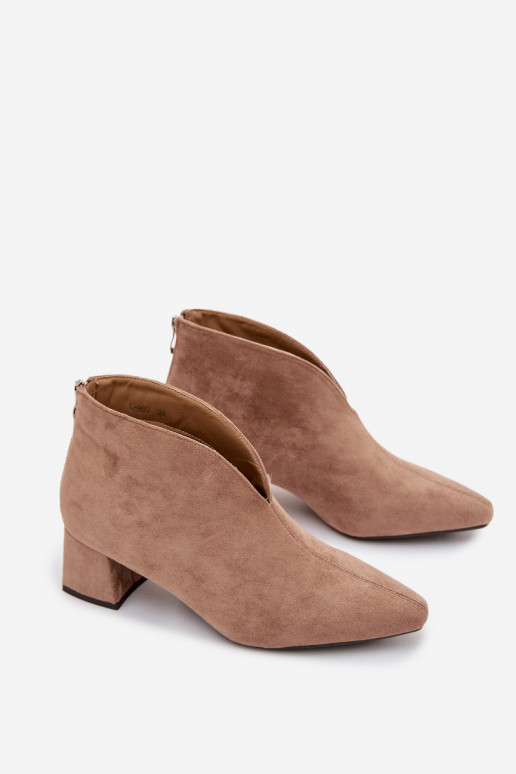 Botas de mujer reloj Con costura beige Darlisse