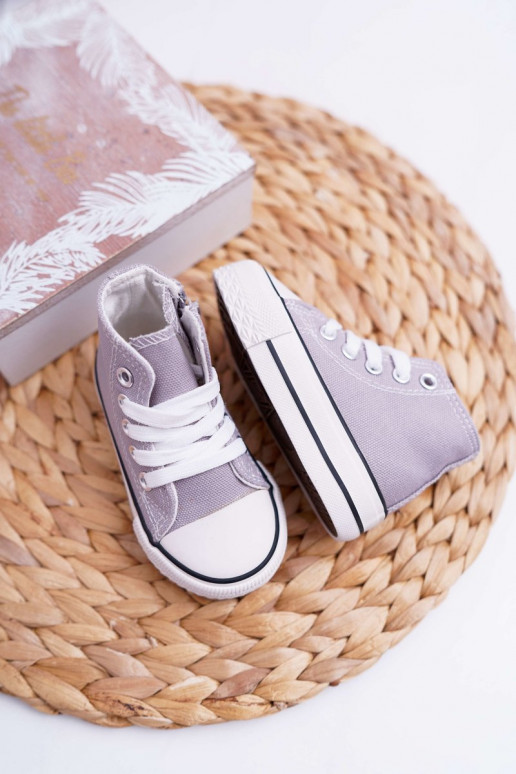 Zapatos infantiles con suela. color gris Filemon