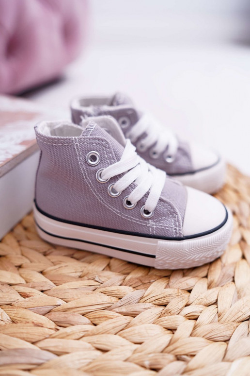 Zapatos infantiles con suela. color gris Filemon