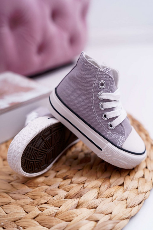 Zapatos infantiles con suela. color gris Filemon