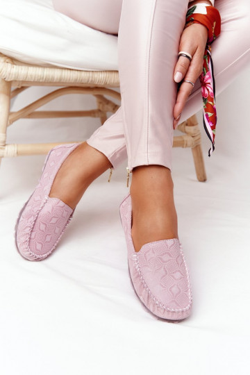 Piel Mocasines RIO FLORE Eco-Friendly color rosa