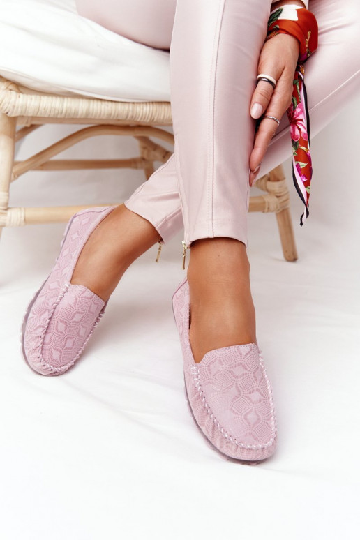 Piel Mocasines RIO FLORE Eco-Friendly color rosa