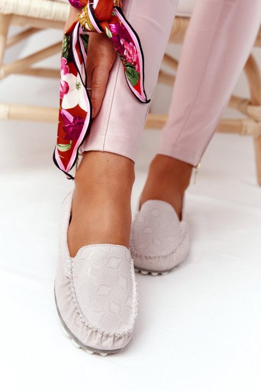 Piel Mocasines RIO FLORE Eco-Friendly beige