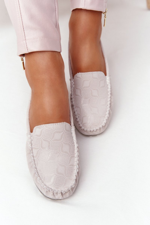 Piel Mocasines RIO FLORE Eco-Friendly beige