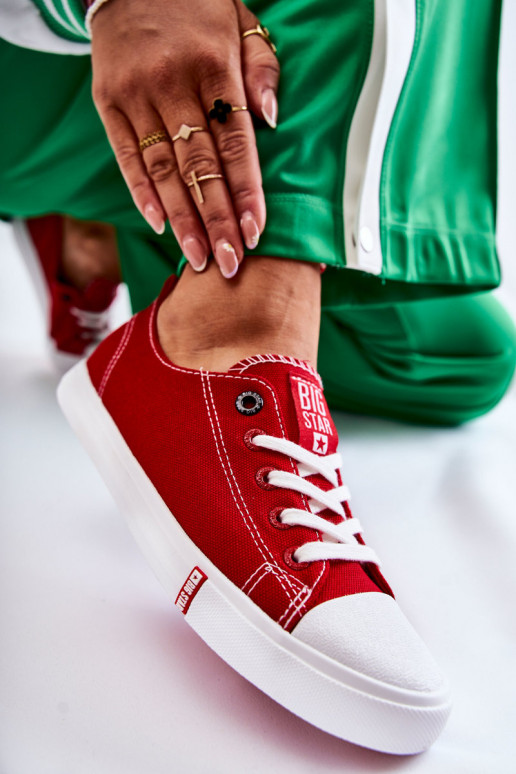 Zapatos de mujer Big Star FF274089 color rojo