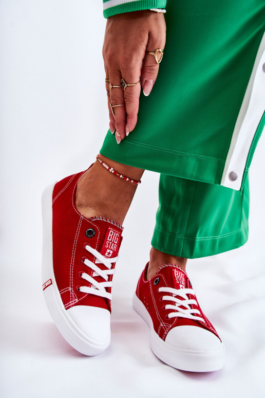 Zapatos de mujer Big Star FF274089 color rojo