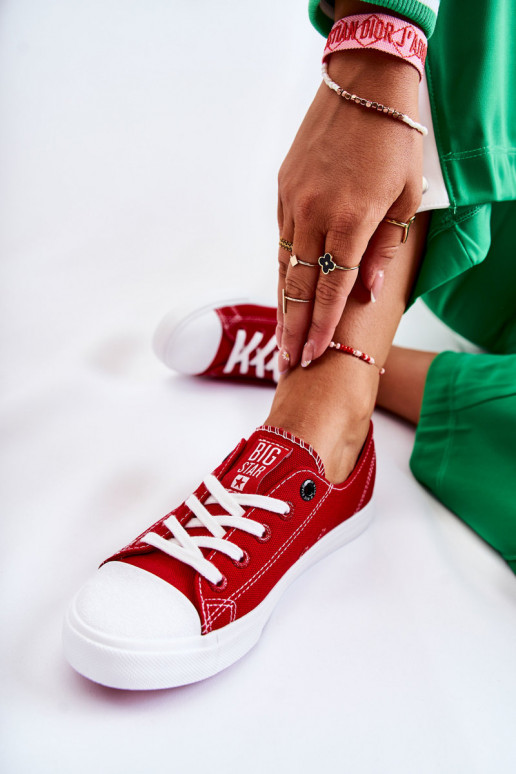 Zapatos de mujer Big Star FF274089 color rojo