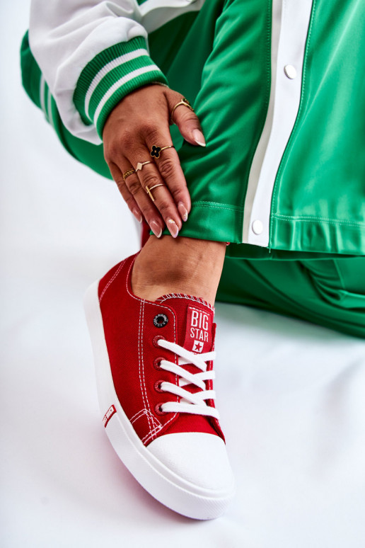 Zapatos de mujer Big Star FF274089 color rojo