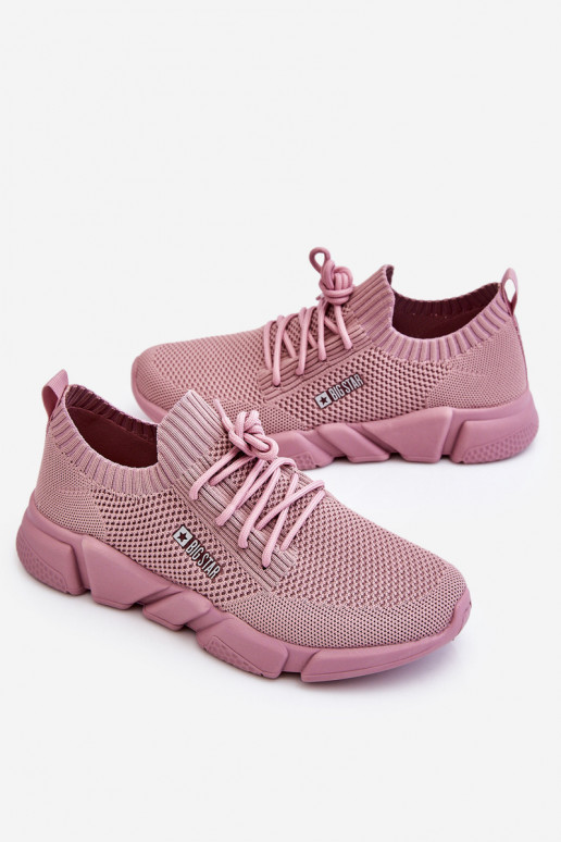 Femenino  Zapatillas modelo zapatos. Memory Foam System Big Star JJ274266 color rosa