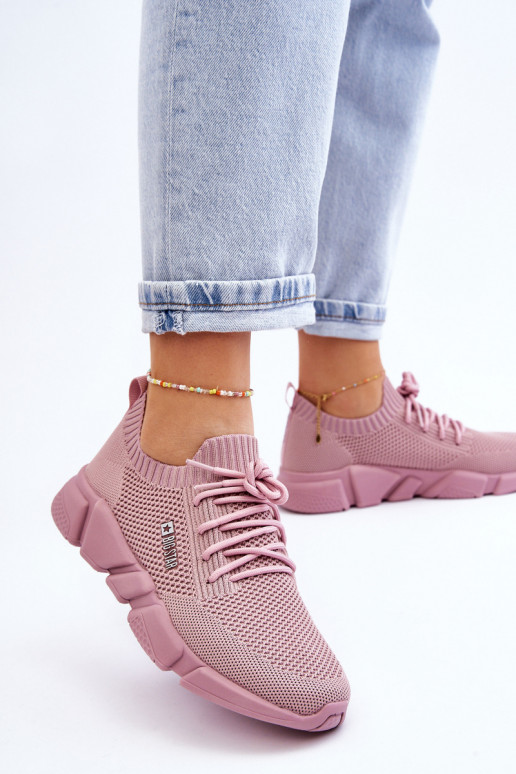 Femenino  Zapatillas modelo zapatos. Memory Foam System Big Star JJ274266 color rosa