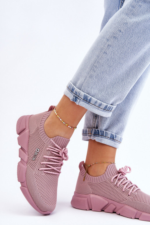 Femenino  Zapatillas modelo zapatos. Memory Foam System Big Star JJ274266 color rosa