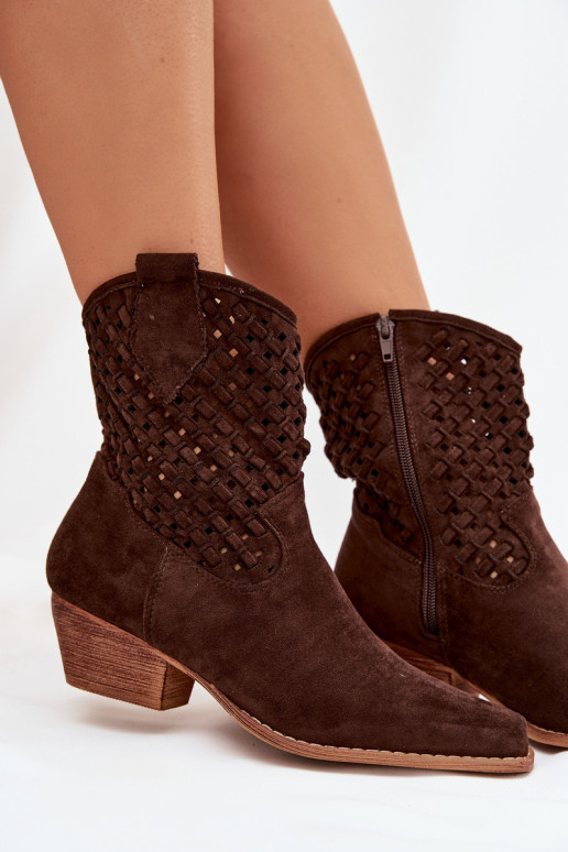 Botas caladas Femenino con tacones CzekoladoAe Ferissa