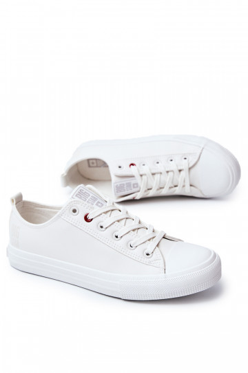 Zapatillas de piel para hombre. BIG STAR JJ174006 el color blanco 2