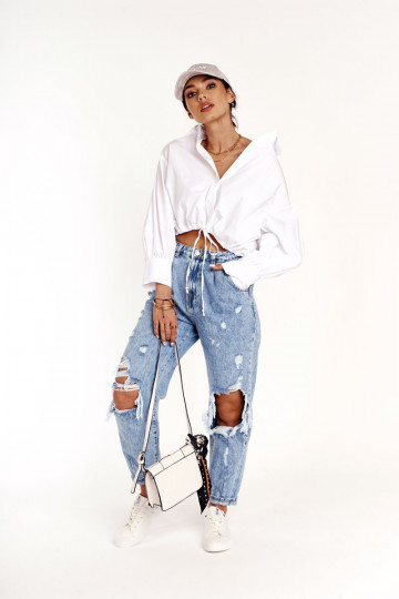 baja de las mujeres zapatos casuales Big Star DD274451 el color blanco 2