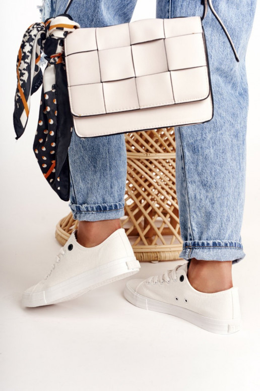 baja de las mujeres zapatos casuales Big Star DD274451 el color blanco