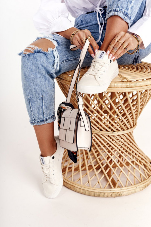 baja de las mujeres zapatos casuales Big Star DD274451 el color blanco