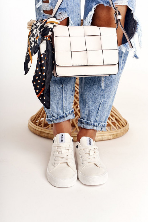 baja de las mujeres zapatos casuales Big Star DD274451 el color blanco