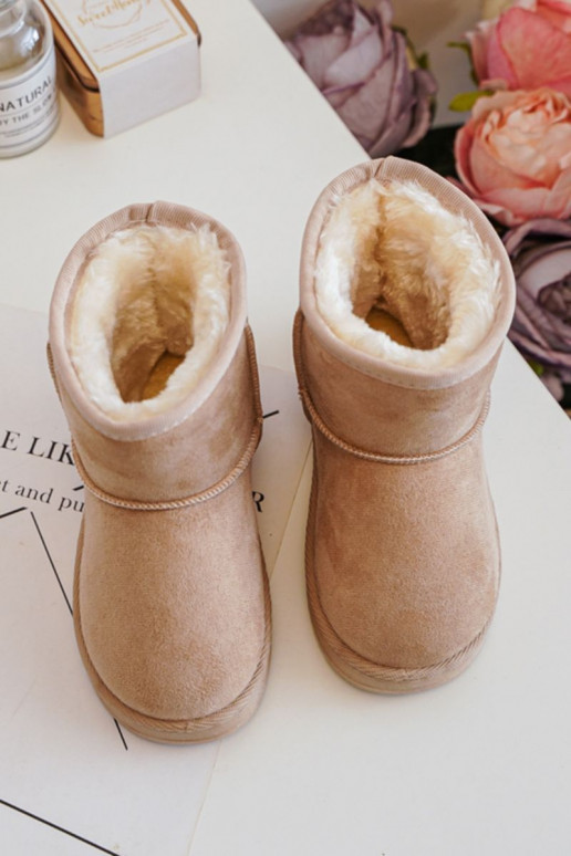 Botas de invierno cálidas para niños. beige Gooby