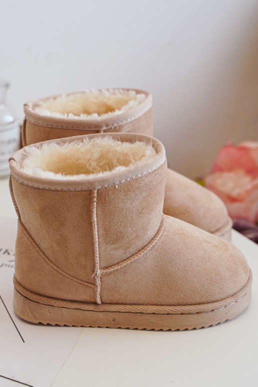 Botas de invierno cálidas para niños. beige Gooby