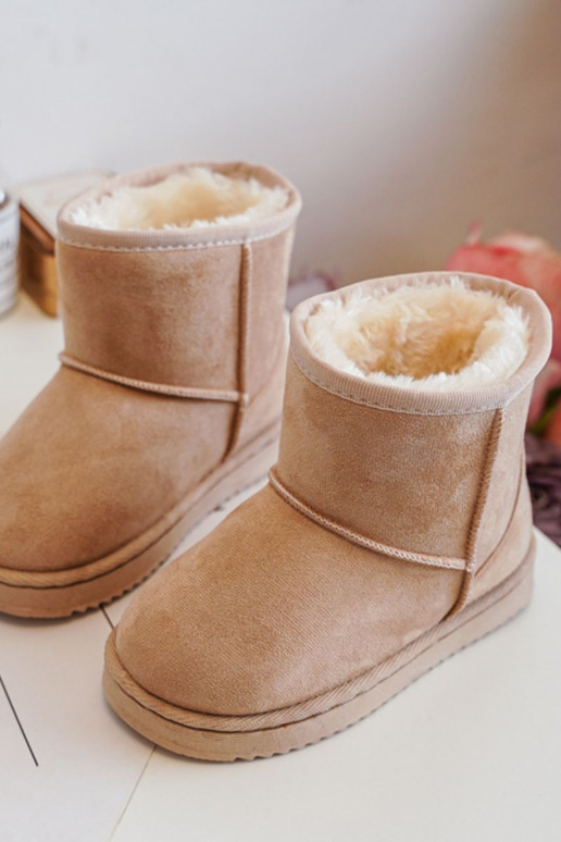 Botas de invierno cálidas para niños. beige Gooby