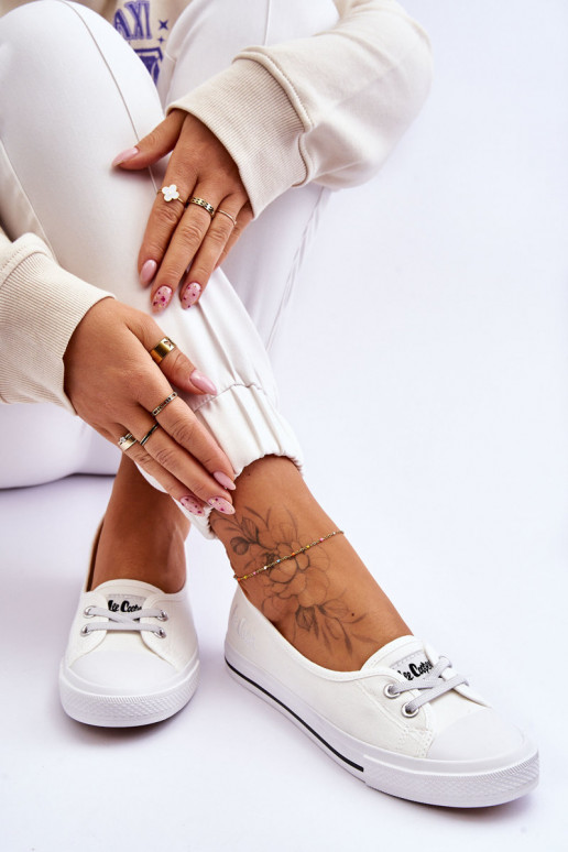 Zapatos de mujer Zapatillas Lee Cooper LCEN-23-31-1791L el color blanco