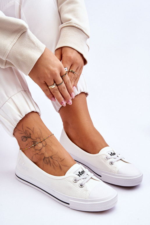 Zapatos de mujer Zapatillas Lee Cooper LCEN-23-31-1791L el color blanco