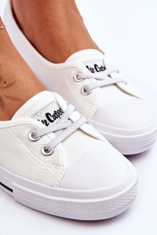 Zapatos de mujer Zapatillas Lee Cooper LCEN-23-31-1791L el color blanco
