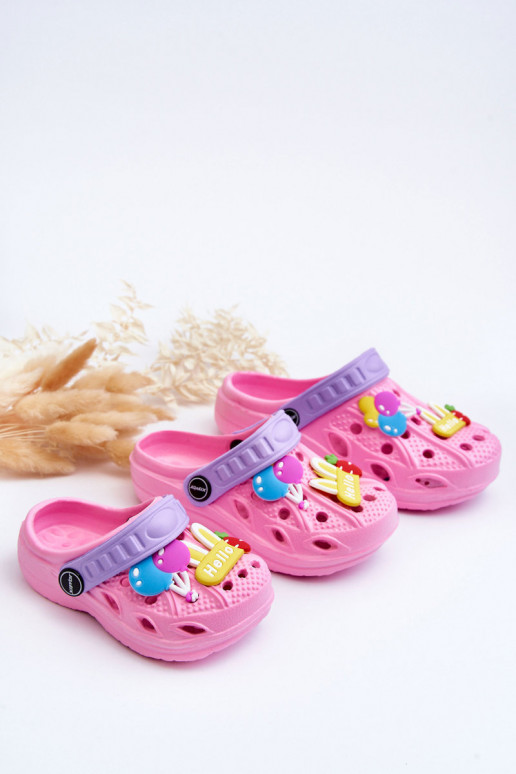 Infantil Zapatillas ligeras  cocodrilos Zapatillas color rosa SAeets