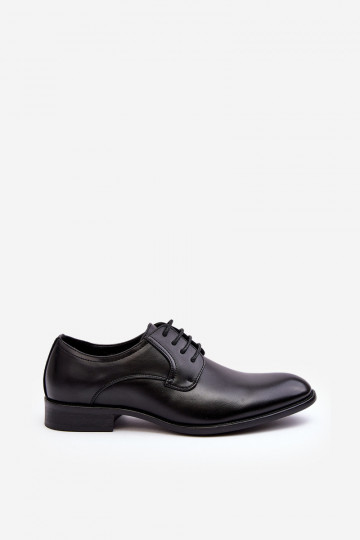 Tiene quesculino Piel zapatos de color negro Harene 2