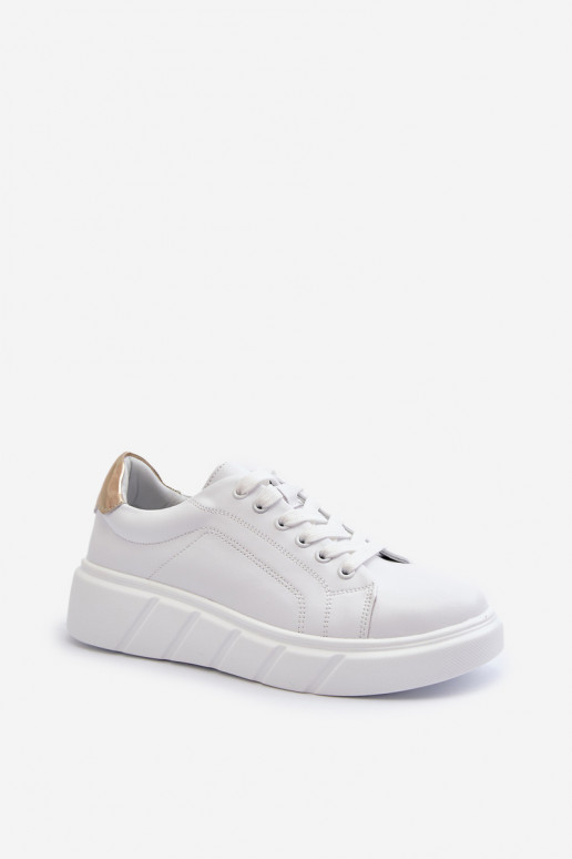 Piel Zapatillas modelo zapatos. Femenino con una plataforma el color blanco Danida