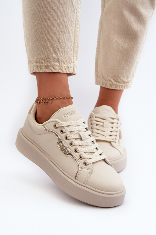 Zapatillas modelo zapatos. Femenino Big Star NN274334 Memory Foam System beige