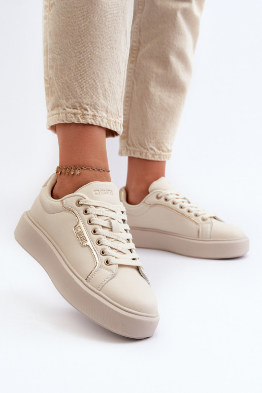 Zapatillas modelo zapatos. Femenino Big Star NN274334 Memory Foam System beige