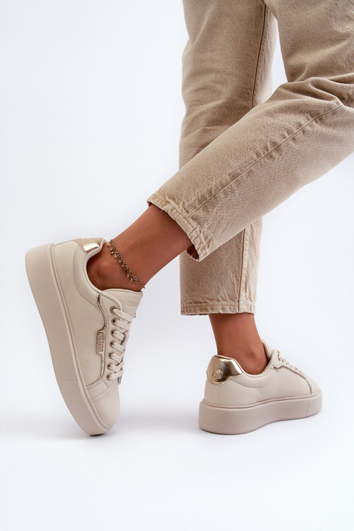 Zapatillas modelo zapatos. Femenino Big Star NN274334 Memory Foam System beige